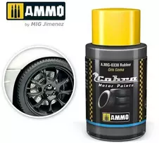 AMMO by MIG Jimenez AMMO MIG Cobra Motor dažai Rubber (Guma) 30 ml, 0338