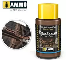 AMMO by MIG Jimenez AMMO MIG Cobra Motor dažai – Išmetimo vamzdžiai, 30 ml (0316)