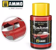 AMMO by MIG Jimenez AMMO MIG Cobra Motor automobilių dažai Phoenix Raudona 30 ml (0314) – matinis