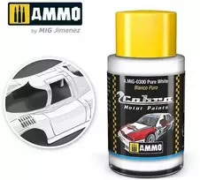 AMMO by MIG Jimenez AMMO MIG Cobra Motor balti automobilių dažai, 30 ml (Pure Baltas 0300)