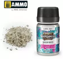 AMMO by MIG Jimenez AMMO MIG pigmentas NASCAR Baltas 35 ml, 3041 – miniatiūroms ir dioramoms