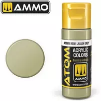 AMMO by MIG Jimenez AMMO MIG ATOM akriliniai dažai IJN Ash Pilkas, 20 ml (20141)