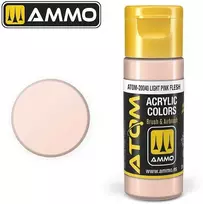 AMMO by MIG Jimenez AMMO MIG ATOM akriliniai dažai Light Rožinė Flesh, 20 ml (20040)