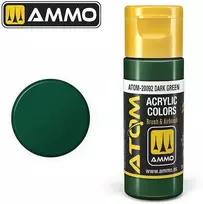 AMMO by MIG Jimenez AMMO MIG ATOM akriliniai dažai Tamsiai žalia, 20 ml (20092)