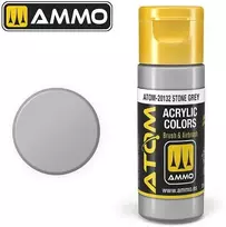 AMMO by MIG Jimenez AMMO MIG ATOM akriliniai dažai Stone Pilkas Akmens pilka 20 ml (20132)