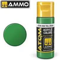 AMMO by MIG Jimenez Akriliniai dažai ATOM Troll Žalias 20 ml (AMMO MIG 20090)
