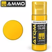 AMMO by MIG Jimenez AMMO MIG ATOM akriliniai dažai Auksinė geltona 20 ml (20020)