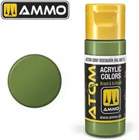 AMMO by MIG Jimenez AMMO MIG ATOM akriliniai dažai RAL 6011 Resedagrün, 20 ml (20081)