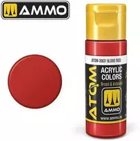 AMMO by MIG Jimenez AMMO MIG ATOM akriliniai dažai Blood Raudona 20 ml (20031)