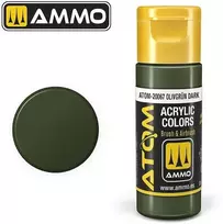 AMMO by MIG Jimenez AMMO MIG ATOM akriliniai dažai Tamsi alyvuogių žalia, 20 ml (20067)