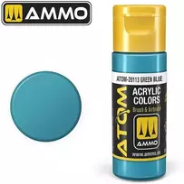 AMMO by MIG Jimenez AMMO MIG ATOM akriliniai dažai Žalias Mėlyna, 20 ml (20113)