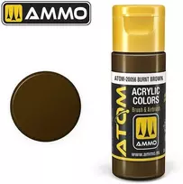 AMMO by MIG Jimenez AMMO MIG ATOM akriliniai dažai Burnt Brown 20 ml (20056)