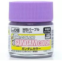 Mr Hobby Mr.Hobby Gundam Color dažai MS Violetinė, pusiau blizgūs, 10 ml (UG-08)