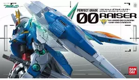 Bandai PG 1/60 00 Raiser Gundam Gunpla (GN-0000 + GNR-010)