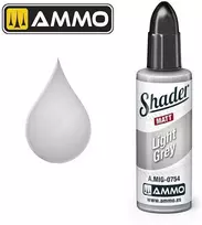 AMMO by MIG Jimenez AMMO MIG Matt Shader dažai – šviesiai pilka, 10 ml (0754)