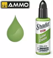 AMMO by MIG Jimenez AMMO MIG Matt Shader dažai – Citrininė žalia, 10 ml (0744)