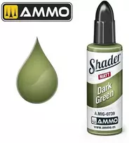 AMMO by MIG Jimenez AMMO MIG SHADER matiniai dažai tamsiai žali 10 ml, 0739