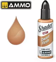 AMMO by MIG Jimenez AMMO MIG Matt Shader Dwarf Flesh 0733, 10 ml – šešėliavimo dažai