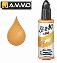 AMMO by MIG Jimenez AMMO MIG Matt Shader oranžiniai dažai aerografui 10 ml (A.MIG-0722)