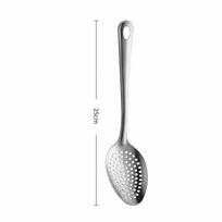 Stainless Steel Strainer Spoon Slotted Easy Clean Kitchen Colander Ladle Multifunctional Kitchenware Filter Strainer Cooking sidabras