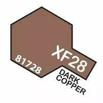 Tamiya XF-28 Tamsus varis matiniai akriliniai dažai, 10 ml