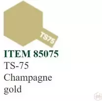 Tamiya TS-75 purškiami dažai „Champagne Gold“ 100 ml