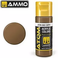 AMMO by MIG Jimenez AMMO MIG ATOM akriliniai dažai Earth, 20 ml (20051)