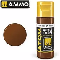 AMMO by MIG Jimenez AMMO MIG ATOM akriliniai dažai Clay Brown 20 ml (20048)