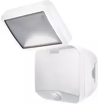 Sieninis šviestuvas Osram 4W LED sieninis lauko šviestuvas, baltas, 4000K, su baterija ir judesio davikliu, IP54