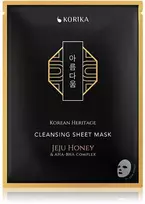Korika Valomoji lakštinė kaukė su Jeju medumi ir AHA, BHA kompleksu, korėjietiškas paveldas (valomoji lakštinė kaukė) 25 g