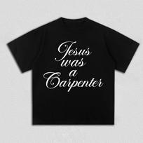 Sabrina Carpenter Jesus Was A Carpenter Graphic T Shirt For Men Women Retro Pop Star Tour Merch Streetwear Cotton Oversized Tee S įvairiaspalvis