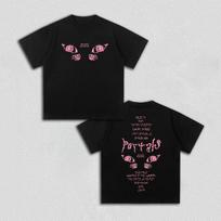 Melanie Martinez Portals Tracklist Graphic T Shirt For Men Women Retro Pop Star Album Merch Streetwear Cotton Oversized Tee S įvairiaspalvis
