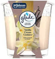 Glade Vanilla Kreminis Cookies kvapioji žvakė 112 g