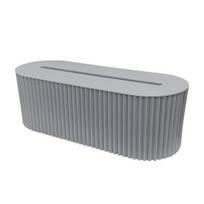 Cable Storage Box with Lid Save Space High Capacity Living Room Desktop Socket Cable Management Box Daily Use mėlyna