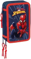 Safta Marvel Spiderman triple pencil case 37pcs