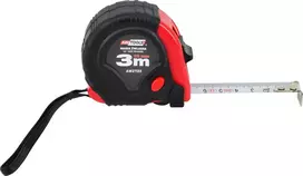 AW-Tools AWTOOLS RULETĖ RITININĖ RAUDONAI JUODA 7,5m x 25mm ABS TPR 2-STOP