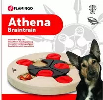 Flamingo interaktyvus medinis žaislas Athena šunims ø 25cm