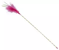 Rinaldo Franco Spa Record rožinė plunksninė žūklės lazda katėms 65 cm