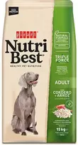 Picart Nutribest Adult su ėriena ir ryžiais šunų maistas 15kg