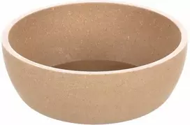 Flamingo neslystantis dugnas bambuko dubuo naminiams gyvūnėliams ø 14cm - 450ml