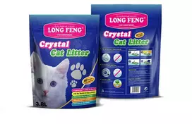 Weihai Longfeng Silica Gel Co. Long Feng apelsinų kvapo silikatinis smėlis katėms 3,8L