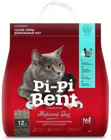 Llc Glinopererabotka Pi-Pi Bent Sea Breeze bentonito kačių kraikas 12L