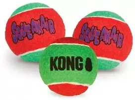KONG SqueakAir kamuoliukai šunims 3 vnt