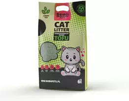 HiBrand Sp. z o.o. Bubu Pets žaliosios arbatos kvapo tofu kraikas katėms 2,5kg / 6L