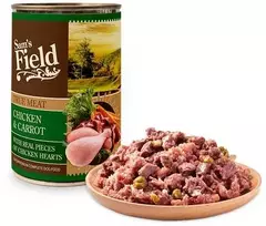 Vafo Praha Sro Sam's Field vištienos ir morkos superpremium pilnas šunų maistas 400g