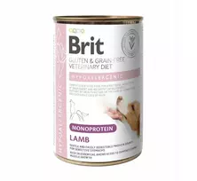 Brit GF Veterinary Diets konservai šun. Hypoallergenic Monoprotein ėriena 400g