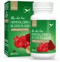Gyvūnų papildas - POKUSA RawDietLine Hemoglobinas ir kraujo plazma 120 vnt