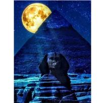 Full 5D Diy Diamond Painting Night pyramid Embroidery Cross Stitch Home Decor Handmade Gift 25x30cm