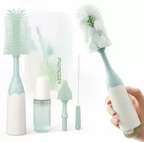 MOMCOZY BUTELIUKŲ IR ŽINDUKŲ ŠEPETĖLIŲ RINKINYS PUSH-PRESS