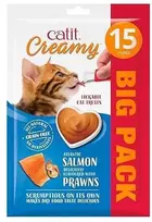 Catit laižomas skanėstas Lašiša ir Krevetės 15x10g